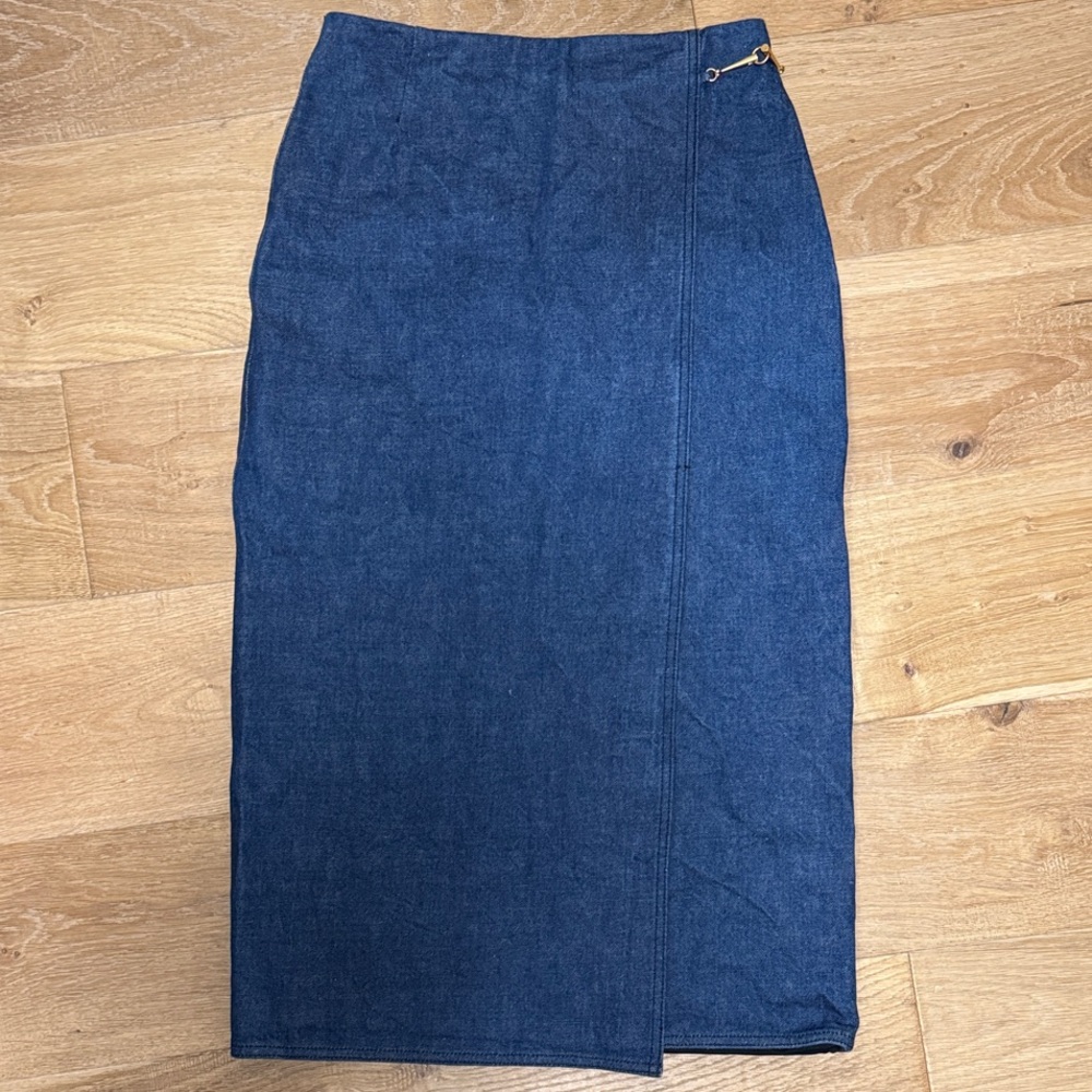 Tory Burch Navy Pencil Skirt